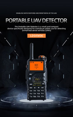 kaufen Tragbare Drohnenerkennungseinrichtung mit 5000mAh-Batterie und Vollbandantene 300MHz-6000MHz Online-Herstellung