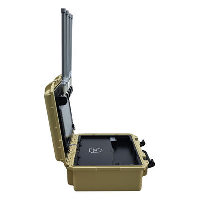 IP65 Protected Drone Signal Detector Wideband 400MHz-6GHz Long-Range 8km Working Mode RF Sensing 18 Hours Working Time