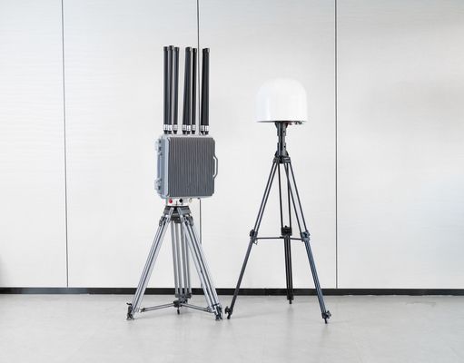 kaufen Vollfrequenzband-Scan und -Anzeige Drohnenerkennung und Störgeräte mit Schlüsseldetektionsfrequenzbändern von 5,8 GHz Online-Herstellung