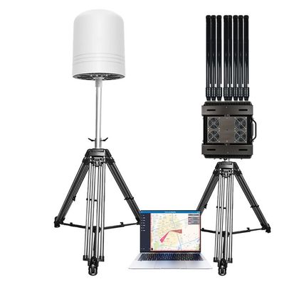 kaufen 5km 100M-6GHz Drohnendetektor 3km Störsender Stationäre integrierte Ausrüstung Vollfrequenz-Störsender-Detektor 2.4G 5.2G 5.8G Anti-Drohnen-UAV FPV Online-Herstellung