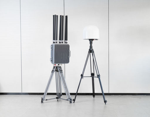 kaufen 10km 70M-6Ghz Integrierter Störsender und Detektor Stationäre Ausrüstung Vollfrequenz Anti-Drohnen-Erkennung 2.4G 5.2G 5.8G Online-Herstellung