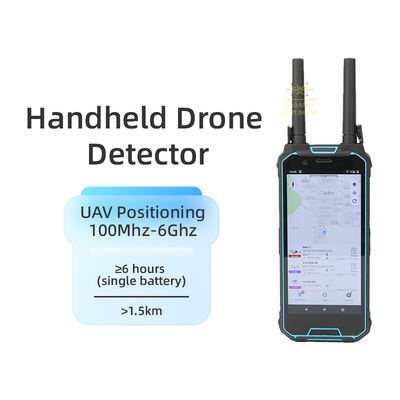 Besorgen 3KM Handheld Drohnen-Detektor 100M-6Ghz Tragbarer UAV-Ortungsgerät 1.5G 2.4G 5.8G GPS Alarm Lokalisieren FPV Dji Track Flugpilot Positionierung Online-Herstellung