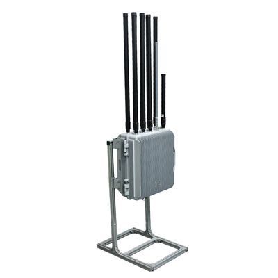 kaufen Festes 1-3 km Integriertes Drohnenerkennungs- und Störsystem 100 MHz-6 GHz 360° Luftraumüberwachung UAV-Sicherheits- und -Schutzsystem Online-Herstellung