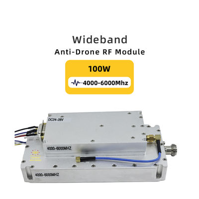 kaufen 4000-6000MHz 100W Gan Lora Anti UAV Modul Anti Portability FPV Streik für DJI HF-Leistungsverstärker mit Zirkulator Online-Herstellung