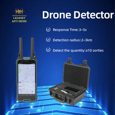 Portable UAV Detection Device with 6-inch Touch Screen 3-4 Hours Operation and Real-Time Detection for 1-2km Range