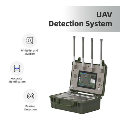 Passive UAV Detection System with 10km Detection Radius 360° Omnidirectional Coverage and ≥30 Simultaneous Detections