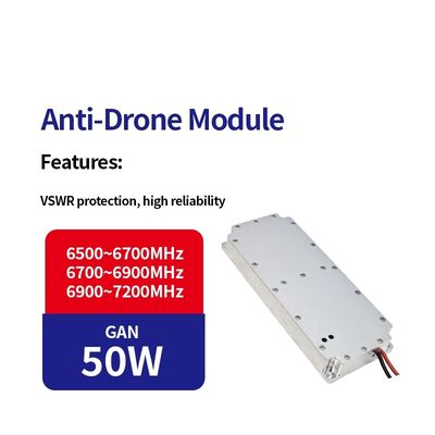 kaufen 65007200MHz 50W-HF-Leistungsverstärkermodul mit kompakter Konstruktion für Anti-FPV-Drohnerkennung und -sicherheit Online-Herstellung
