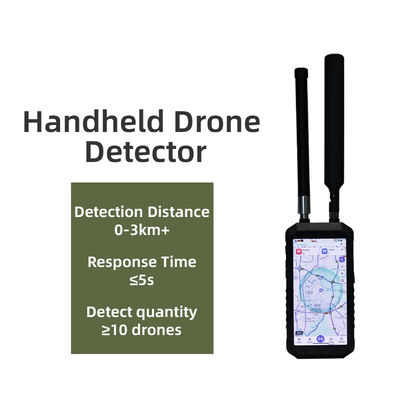kaufen Handheld Drone Detector mit 100 MHz-6 GHz Frequenzbereich und 3 km Detektionsbereich für passive UAV-Detektionssysteme Online-Herstellung
