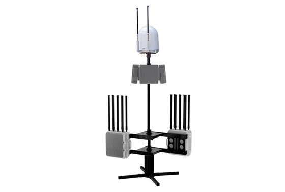 kaufen 70MHz6GHz Fest 360° Anti-Drohnen-System mit integrierter Erkennung und Störung für umfassende Verteidigung Online-Herstellung