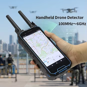 kaufen 100 MHz-6GHz-Multi-Funktion Portable Drone Detector mit Passivdetektion FPV Monitoring und Wireless Networking Intercom für die Sicherheit kritischer Infrastrukturen Online-Herstellung