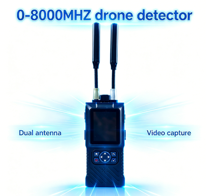 kaufen 0-8000 mhz Handheld Drone Detektor FPV Erkennung Für Schnelle Uav Anti Drone System Drone Sicherheit Für Drone erkennung Online-Herstellung