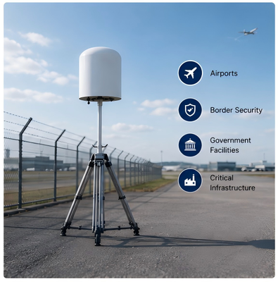 kaufen Stationärer Drohnendetektor LDSK-D01 UAV-Positionsbestimmungsgerät | IP65 Allwetter-Festmelder Online-Herstellung