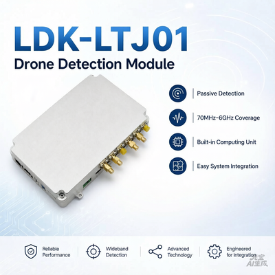 kaufen 70-6000MHz Hochpräzisions-Drohndetektionsmodul: Integrierte Computer-Einheit zur Identifizierung von elektronischen Fingerabdrücken von DJI und Autel für Anti-Drohnen-Systeme Online-Herstellung