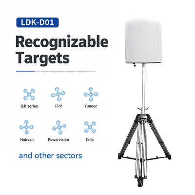 Besorgen Festes passives UAS-Erkennungs- und Nachverfolgungssystem mit Pilot, der 100 MHz-6 GHz 10km+ Reichweite übernimmt, Multi-Target Trajectory Tracking Blacklist/Whitelist Management Online-Herstellung