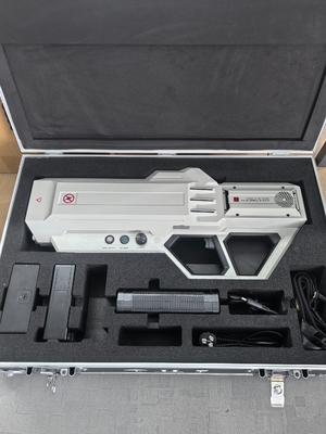 Handheld GUN Shaped Drone Detection and Jamming Device 600MHz-6GHz Full Frequency Band Scanning 3KM Effective Range
