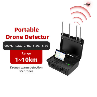 10km Long-Range Portable Drone Detector with Full-Band UAV Tracking and Real-Time Alerts Anti-Drone RF Solution