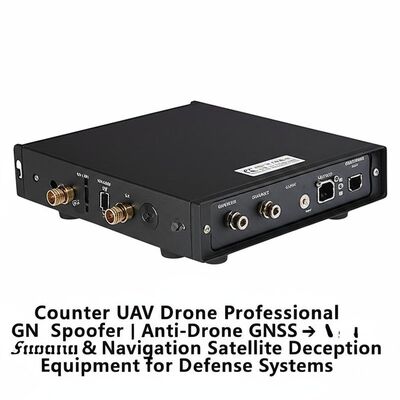 Counter UAV Drone Professional GNSS Spoofer | Anti-Drone GNSS Spoofing & Navigation Satellite Deception Equipment for Defense Systems