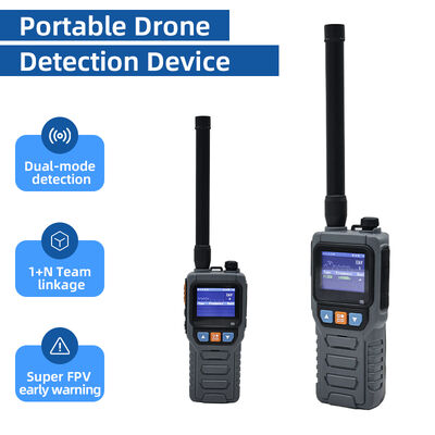 Tragbare Handheld-Drohndetektor mit Armbanduhr Alarmkoordinationsvorrichtung Anti-Drohnen-System für UAV-Detektion