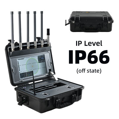 5KM 100-6000MHz integrierte UAV-Signalüberwachungs- und Navigationssimulationsplattform